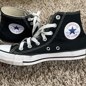 Converse Black High Top Sneakers